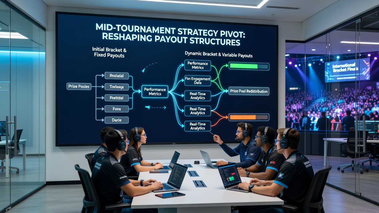 Analyse von eSports-Brackets mit Fokus auf Payout-Verschiebungen durch Teamstrategien