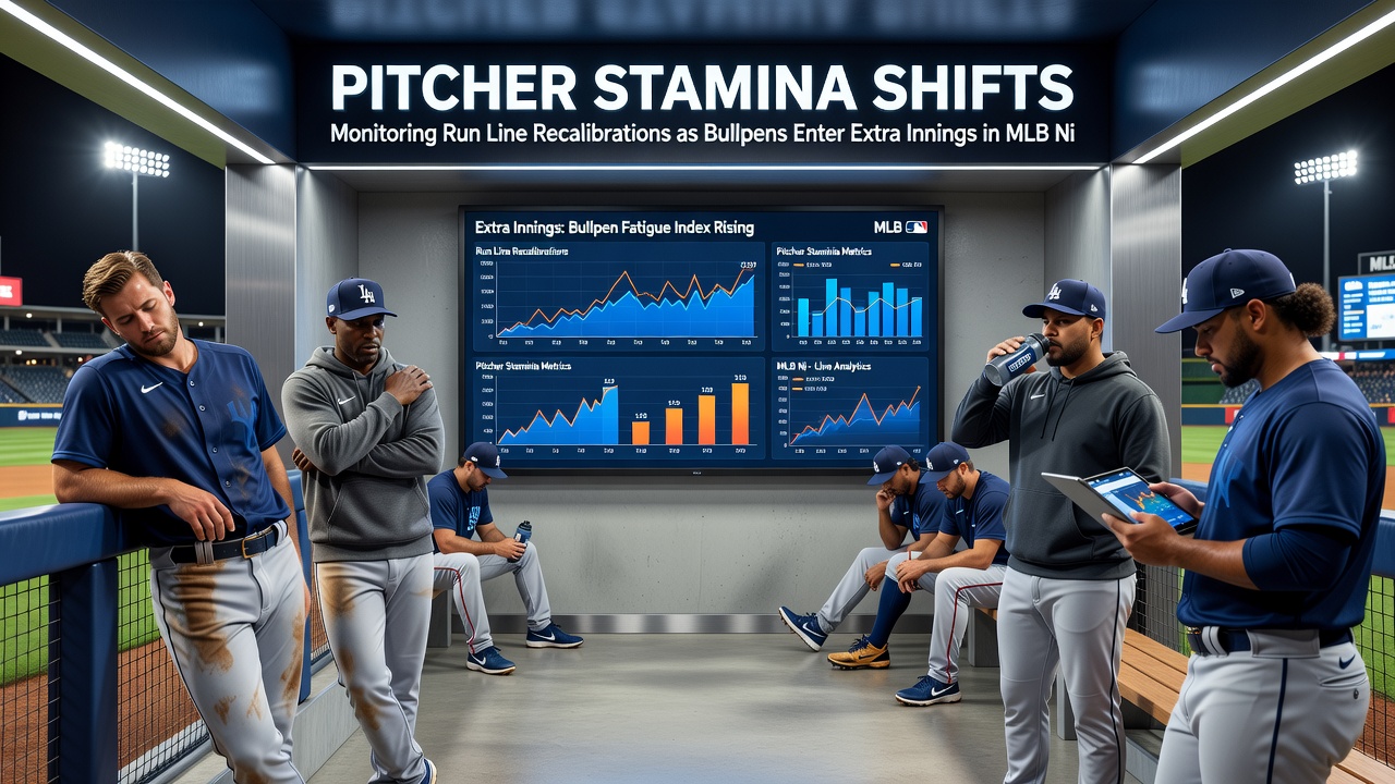 Bullpen-Aktivität und Run-Line-Anpassungen in einem verlängerten MLB-Spiel