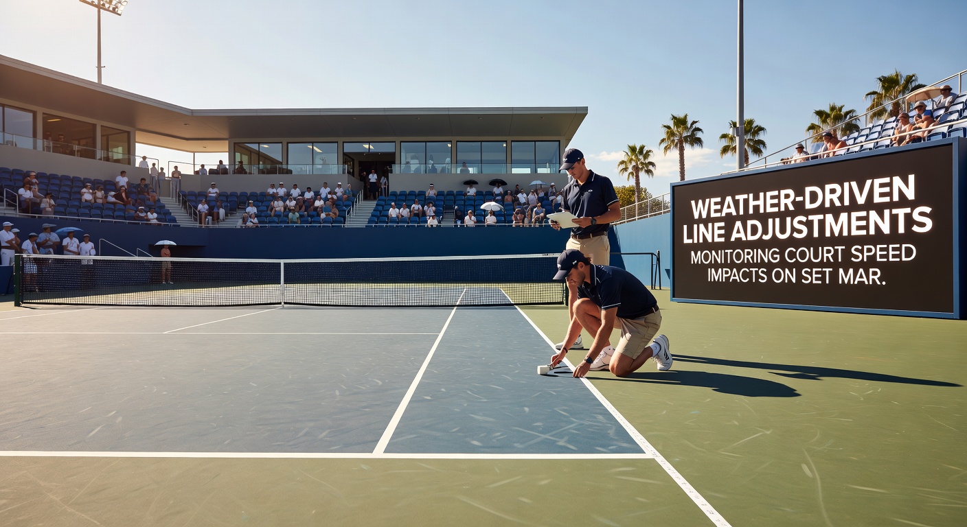 Analyse von Wettlinien und Court-Speed-Messungen bei Tennis-Events
